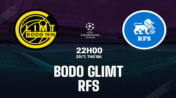 Nhận định bóng đá Bodo Glimt vs RFS 22h00 ngày 23/7 (Champions League 2024/25). Hãy đến Go88 cá cược bóng đá .