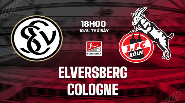 Nhận định bóng đá Elversberg vs Cologne 18h00 ngày 10/8 (Hạng 2 Đức 2024/25). Hãy đến Go88 cá cược bóng đá .