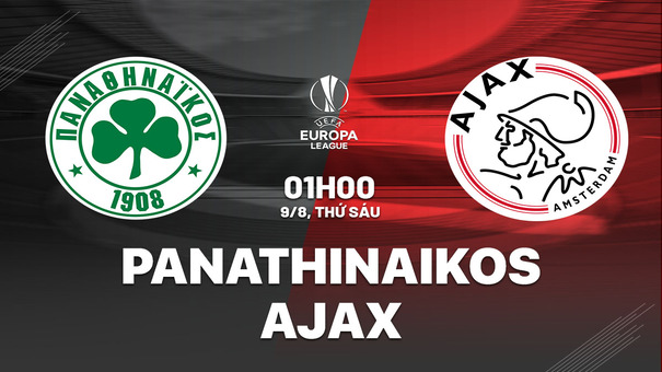 Nhận định bóng đá Panathinaikos vs Ajax 1h00 ngày 9/8 (Europa League 2024/25). Hãy đến Go88 cá cược bóng đá. 