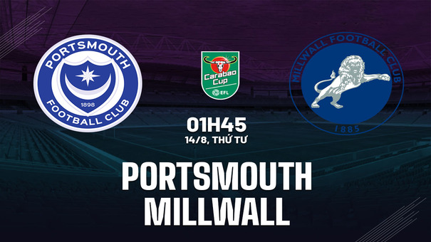 Nhận định bóng đá Portsmouth vs Millwall 1h45 ngày 14/8 (Cúp liên đoàn Anh 2024/25). Hãy đến Go88 cá cược bóng đá.