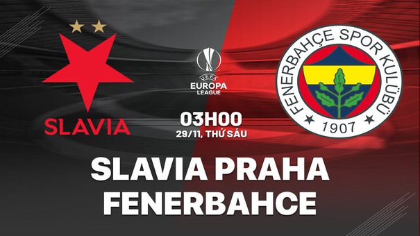 Nhận định Slavia Praha vs Fenerbahce 3h00 ngày 29/11 (Europa League 2024/25). Hãy đến GO88 cá cược bóng đá.